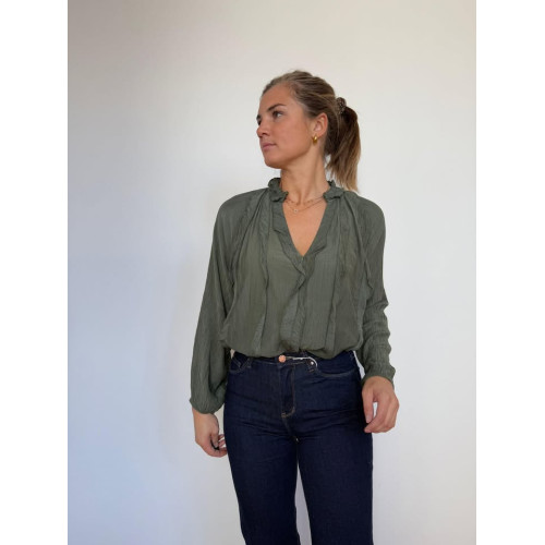 blouse manu kaki hiv25