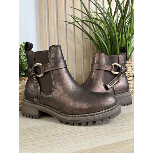 Bottine Carla marron hiv25