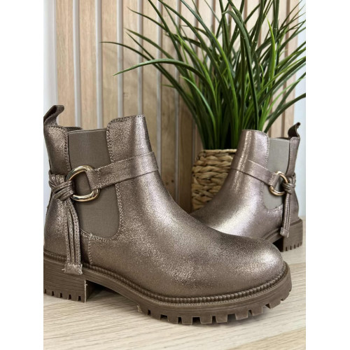 Bottine Carla gold hiv25