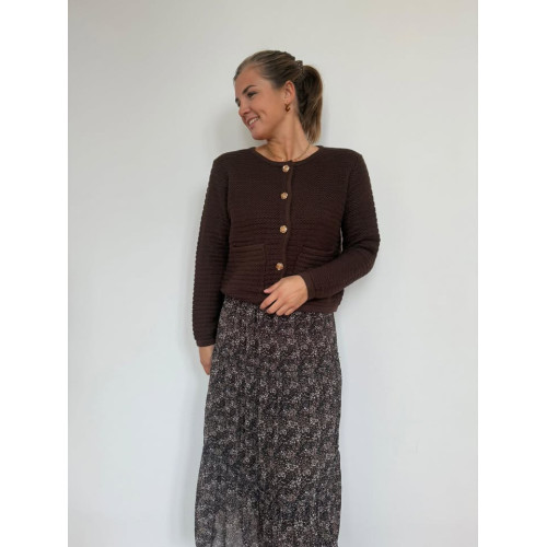 jupe longue molly choco hiv25