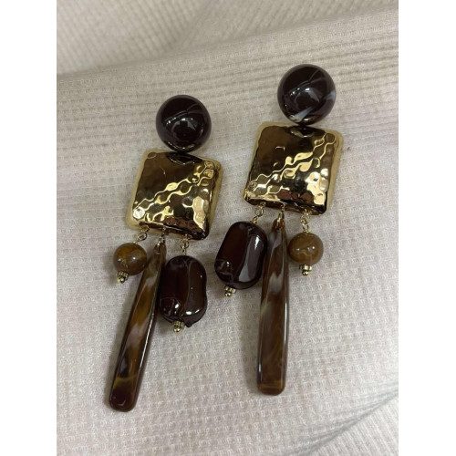 boucles 11 marron hiv25