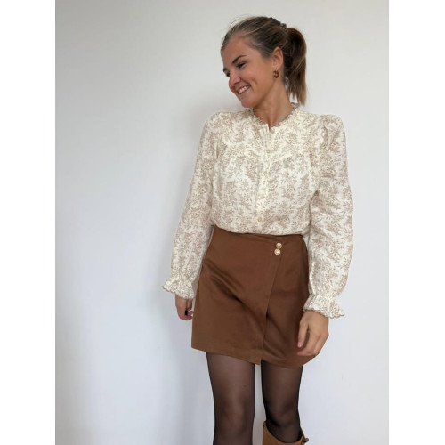 blouse marion camel hiv25