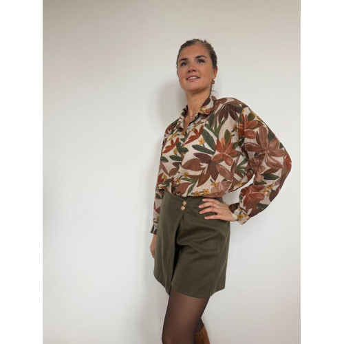 chemisier prudence beige hiv25