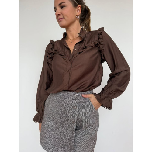 blouse corine choco hiv25