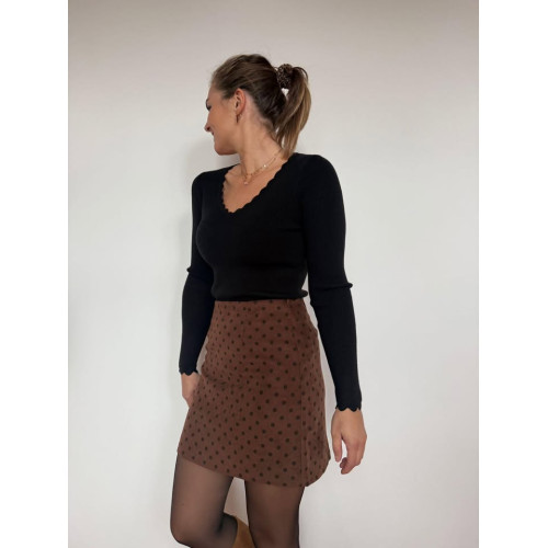 jupe poity choco hiv25