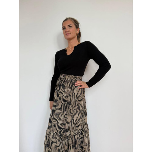 jupe longue canne hiv25