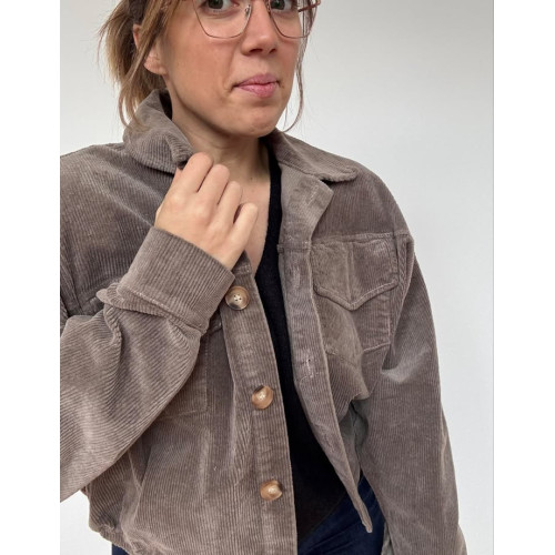 veste louison taupe hiv25