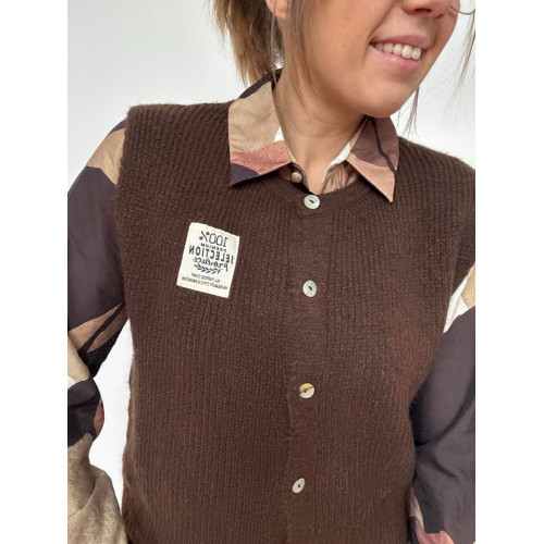 gilet sm premium chocolat at25