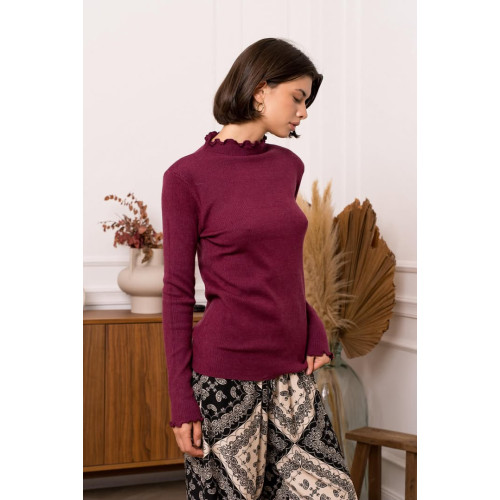 col roule tina bordeaux at25