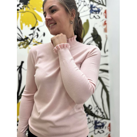 col roule lise rose poudre pr26