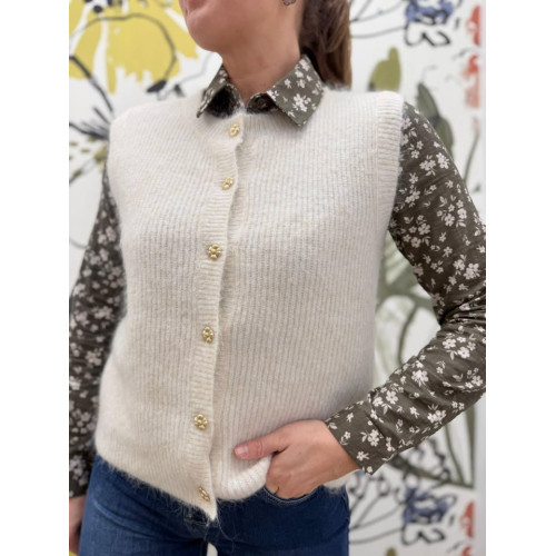 gilet sm esmeralda beige pr26