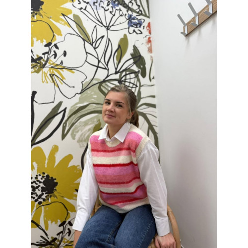 pull sm raye rouge pr26