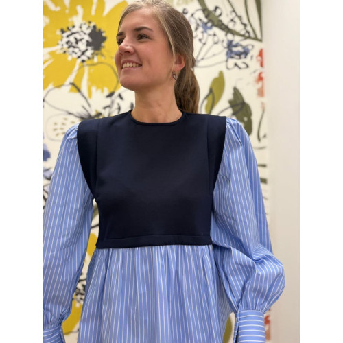 blouse papaye bleu pr26