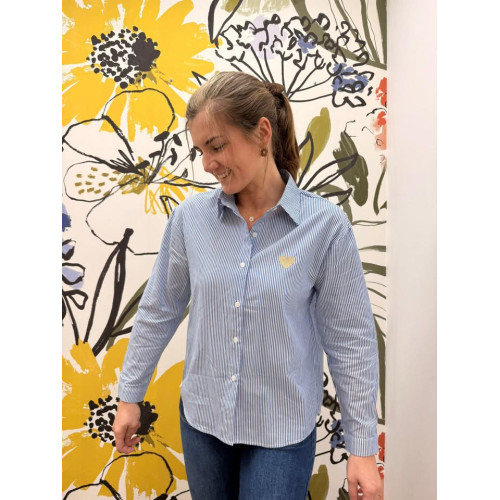 chemisier leon bleu pr25