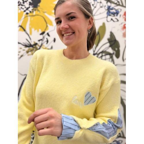 Pull léa jaune pr26