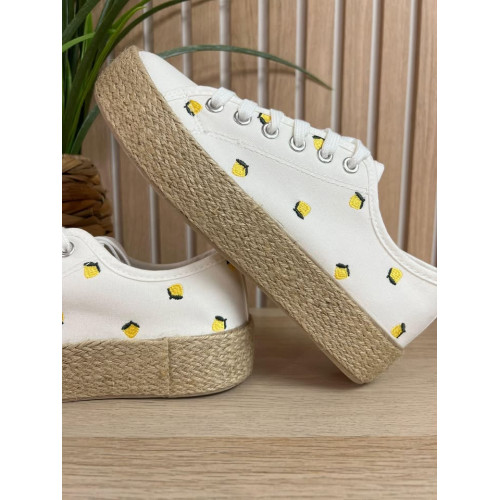 espadrilles citron pr26