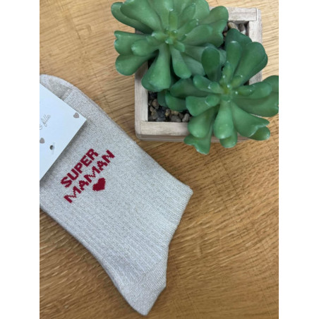 chaussettes super maman
