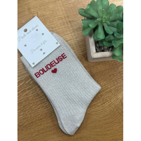 chaussettes boudeuse or