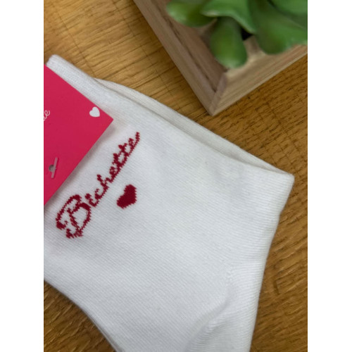 chaussettes bichette blanc