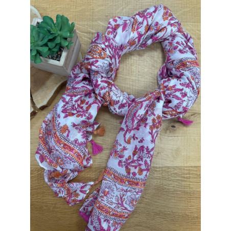 foulard b rose pr26