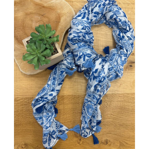 foulard b bleu pr26