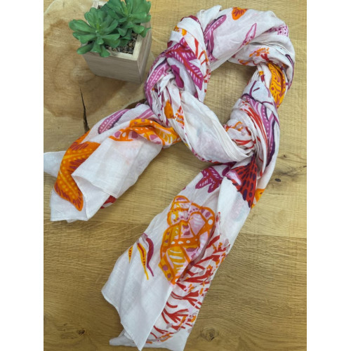 foulard q rose  pr26