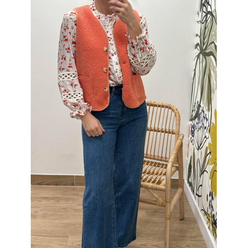 gilet sm bt lena orange pr26