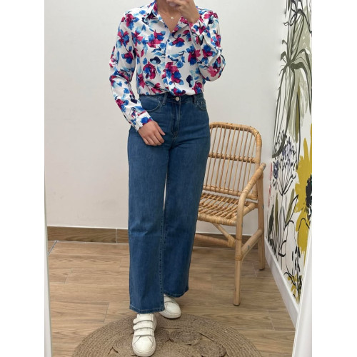 jeans wide leg bleu pm 176...