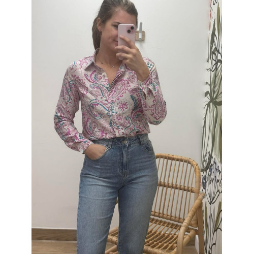 chemisier armelle rose pr26