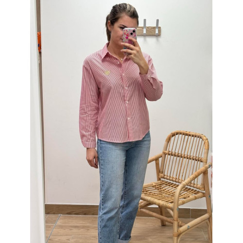chemisier lalie rouge pr26