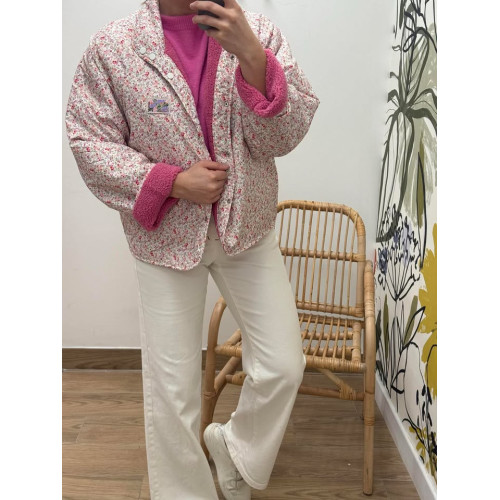 veste reversible lugji rose...