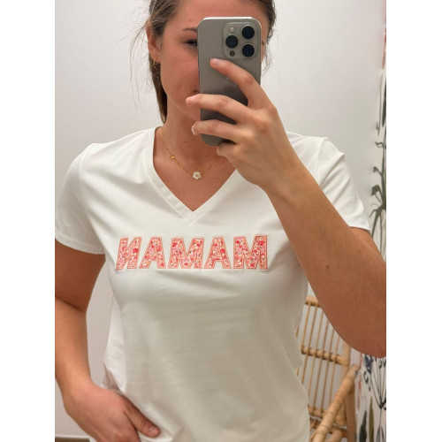 tee shirt maman bt corail pr26