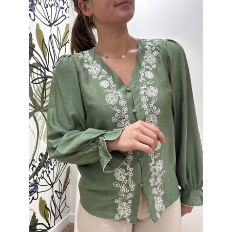 blouse pauline vert pr26