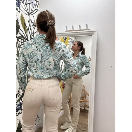 chemisier armelle vert pr26