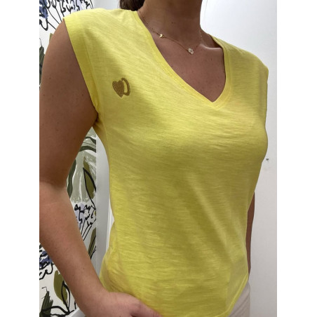 tshirt esmee jaune pr26