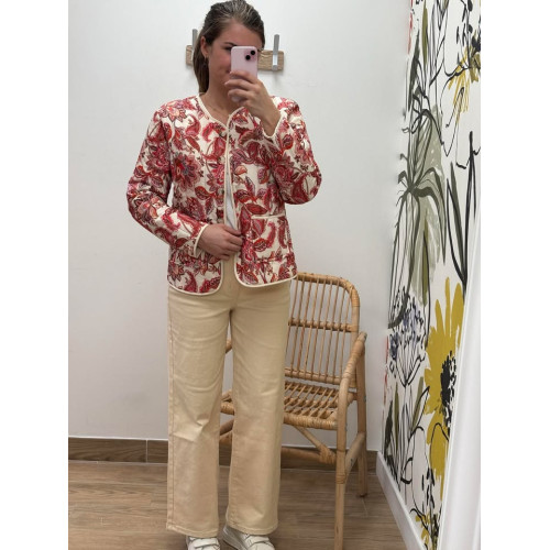 jeans wide leg beige pm pr26