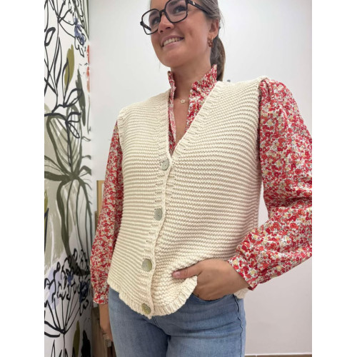 gilet sm polly beige et26