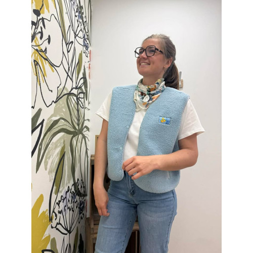 gilet sm mona bleu ciel pr26