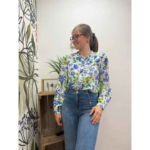 blouse bt maeva bleu et26