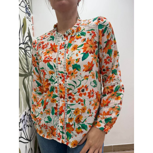blouse bt maeva orange et26