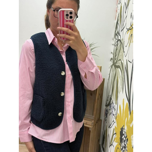 gilet sm bt lena bleu...