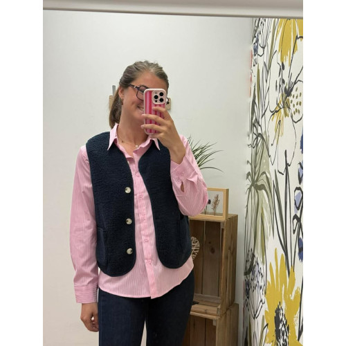 gilet sm lena bleu marine pr26