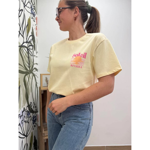 tee shirt enf riviera jaune...