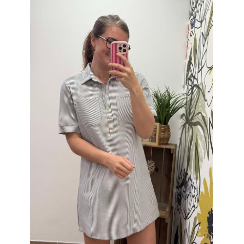 robe courte barbara marine...