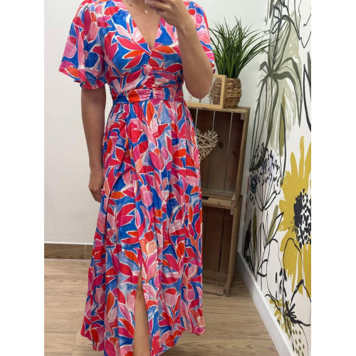 robe longue bt mona bleu pr26