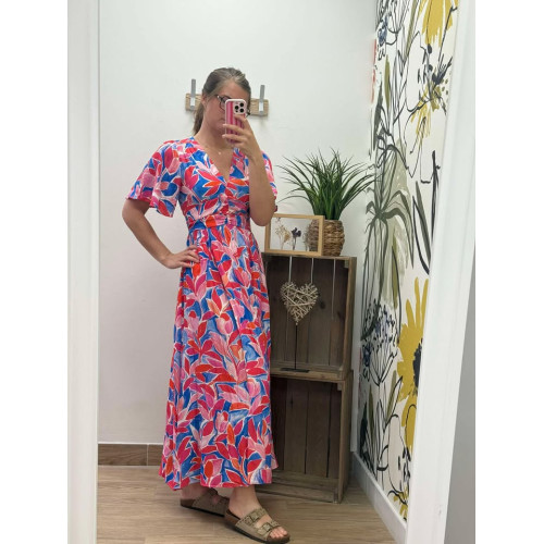 robe longue mona bleu pr26