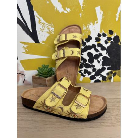 mules astro jaune et26