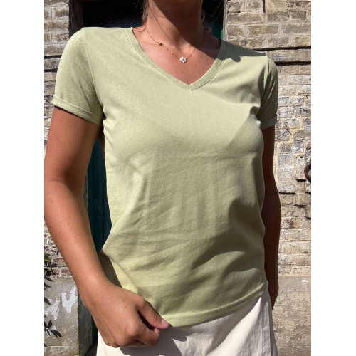 tee shirt armelle vert et26