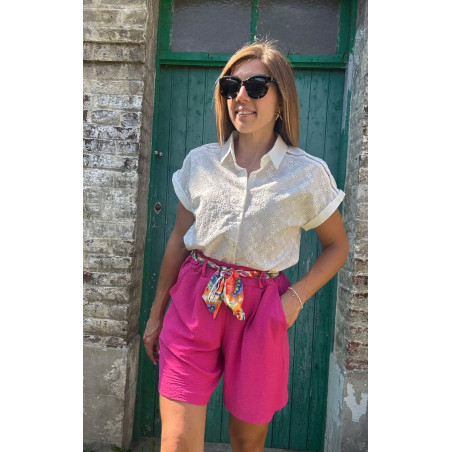 short paula fushia et26