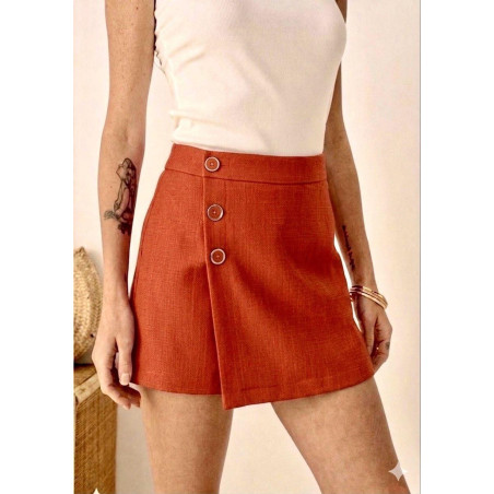 jupe short adam terracota hiv26